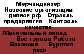 Мерчендайзер › Название организации ­ диписи.рф › Отрасль предприятия ­ Контроль качества › Минимальный оклад ­ 20 000 - Все города Работа » Вакансии   . Бурятия респ.